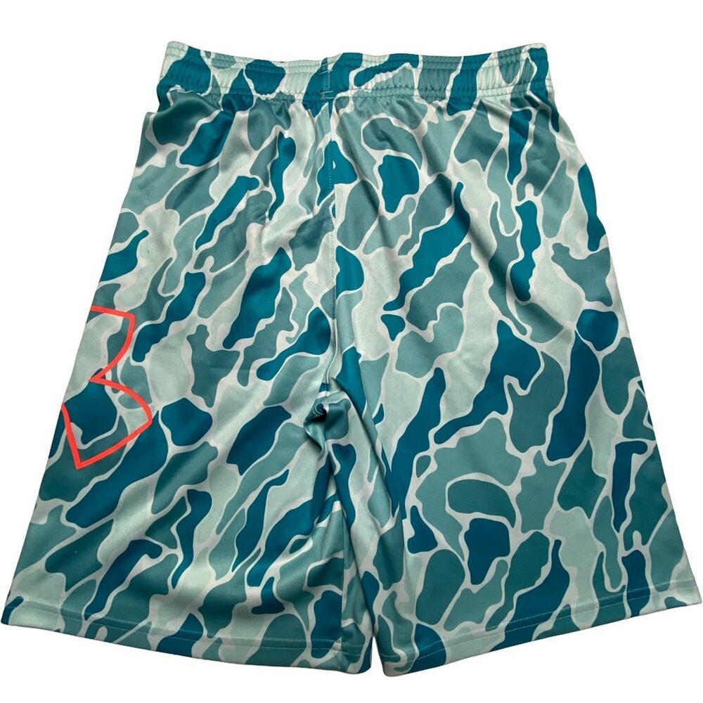 Under Armour Boys Youth XL Athletic Shorts Lot Black Camo - Picture 3 of 16